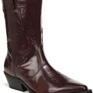 Franco Sarto Women's Lance Western Mid Calf Boots 7